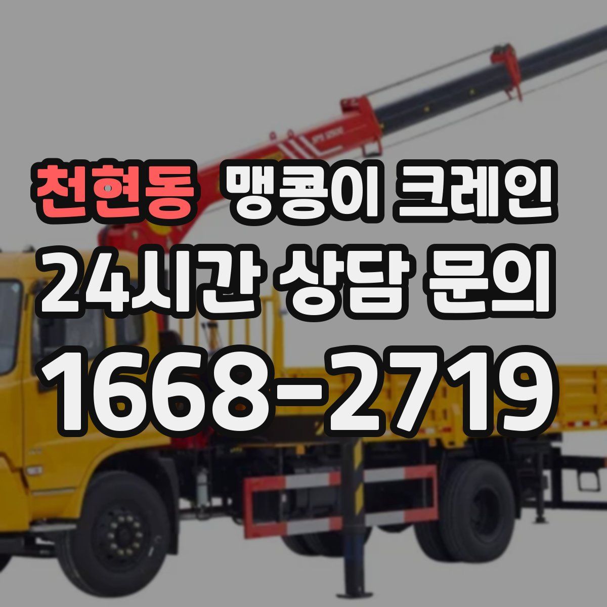 천현동 맹콩이 크레인