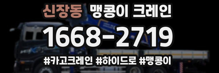 신장동 맹콩이 크레인
