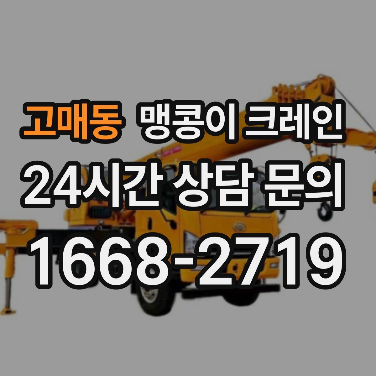 고매동 맹콩이 크레인 냉동·냉장 장비 반입에서 주의할 점