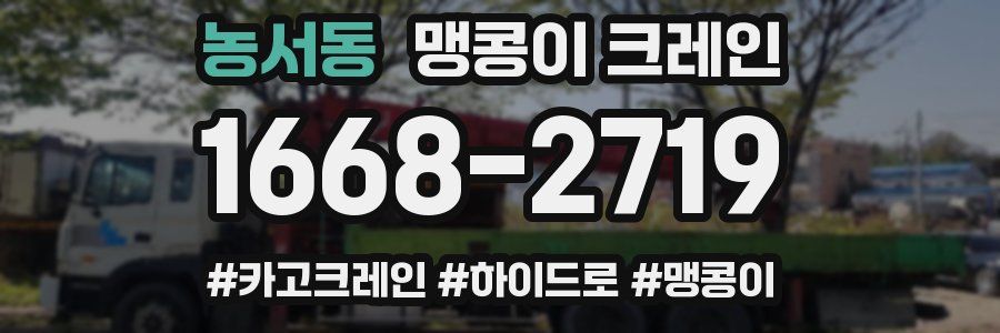 농서동 맹콩이 크레인
