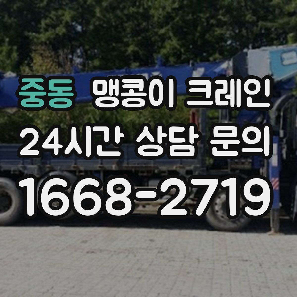 중동 맹콩이 크레인