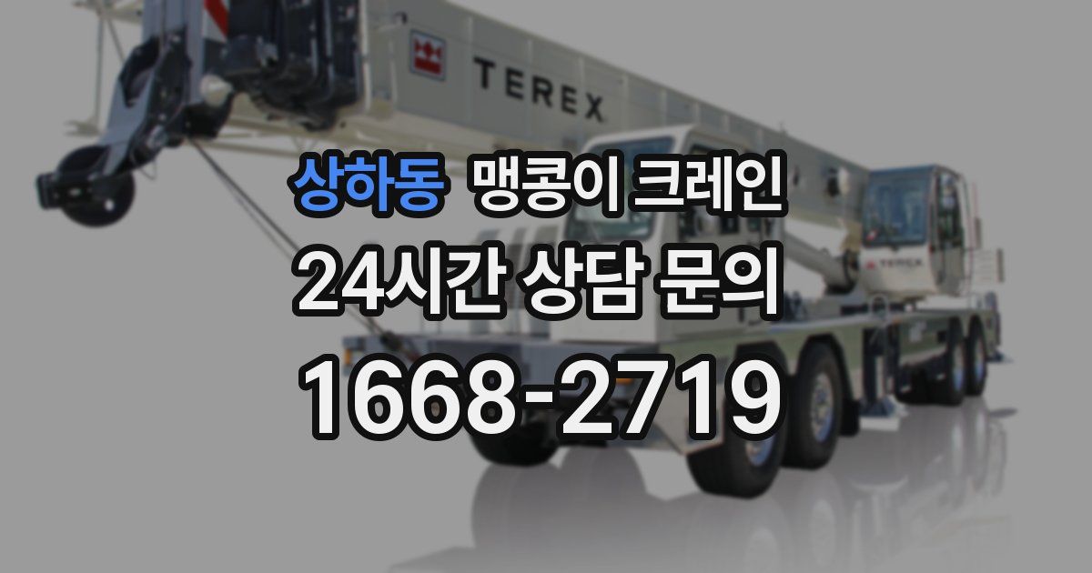 상하동 맹콩이 크레인