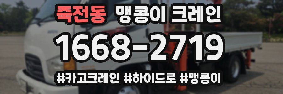 죽전동 맹콩이 크레인