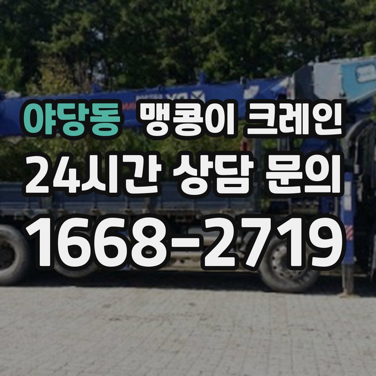 야당동 맹콩이 크레인