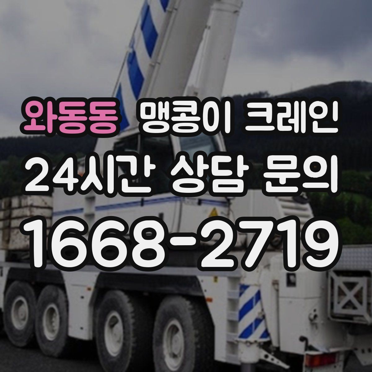 와동동 맹콩이 크레인 실외 진입이 어려울 때 대안 동선 구성