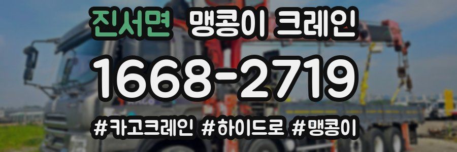 진서면 맹콩이 크레인