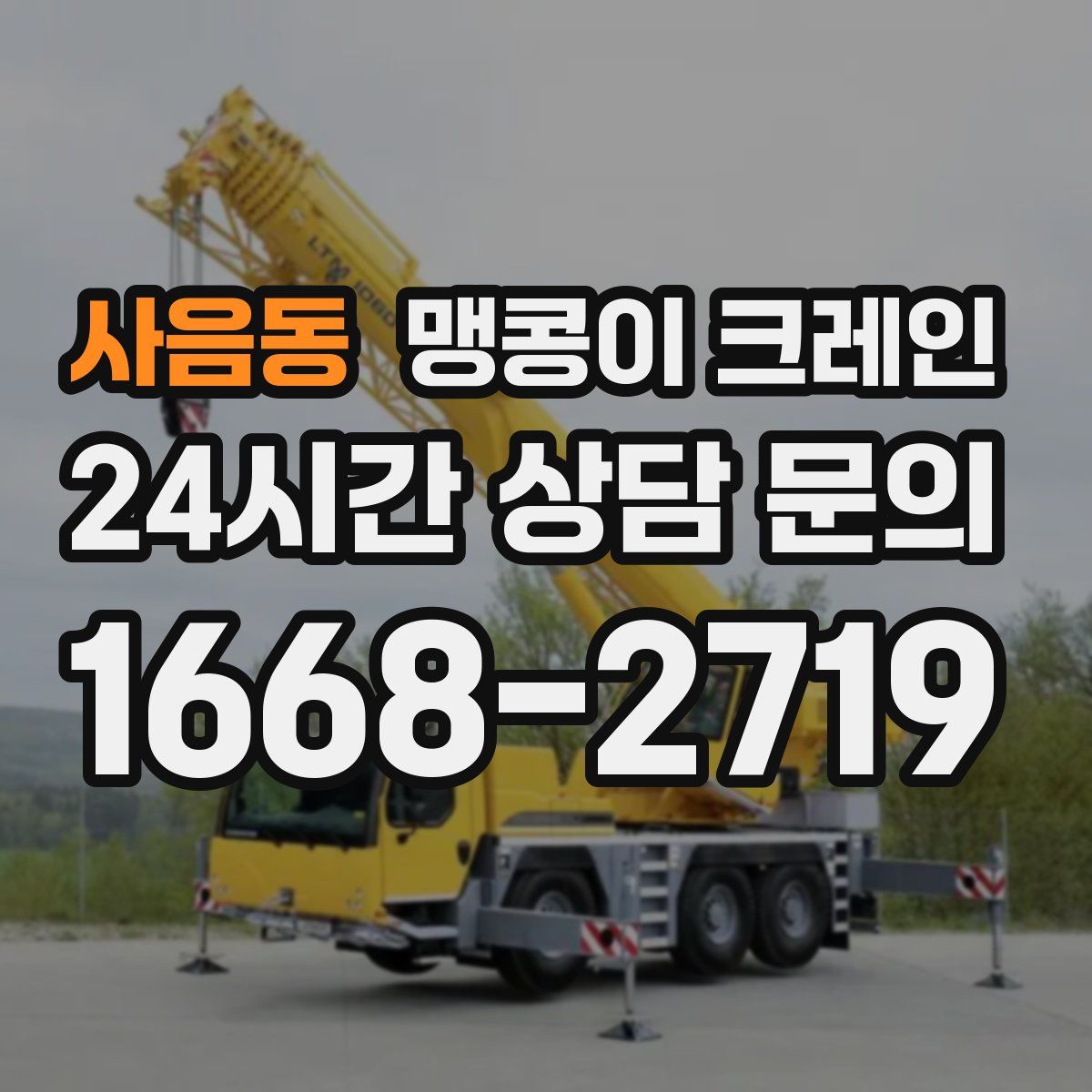 사음동 맹콩이 크레인