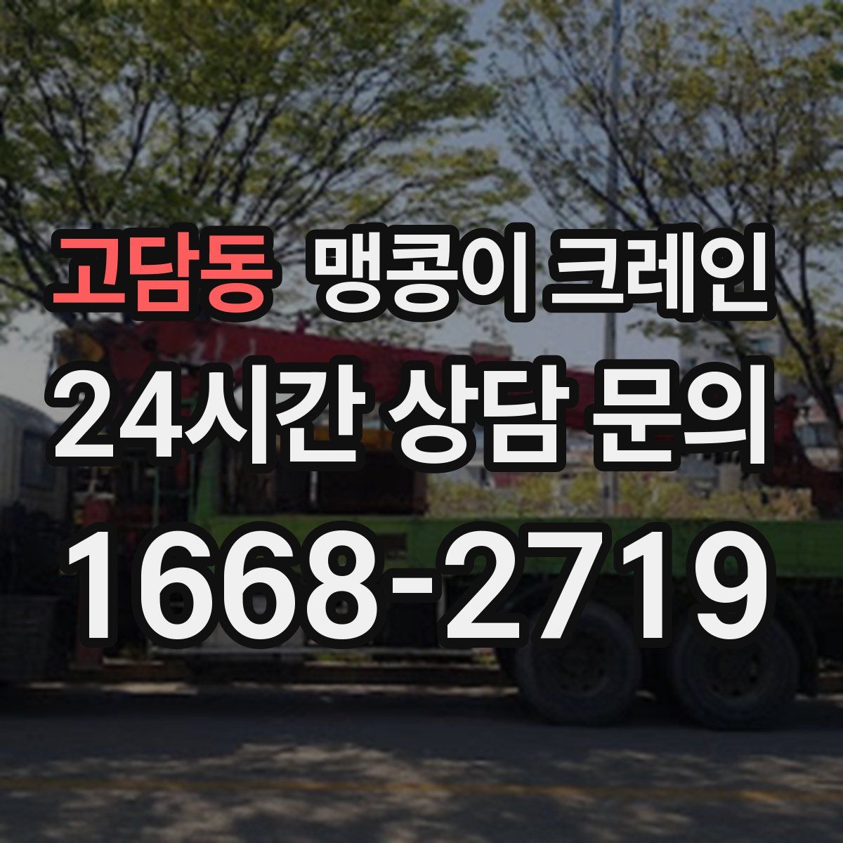 고담동 맹콩이 크레인