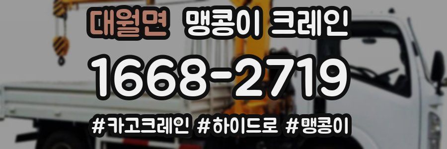 대월면 맹콩이 크레인