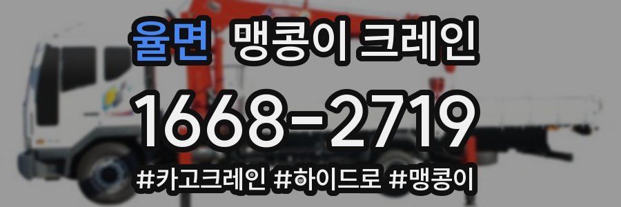 율면 맹콩이 크레인