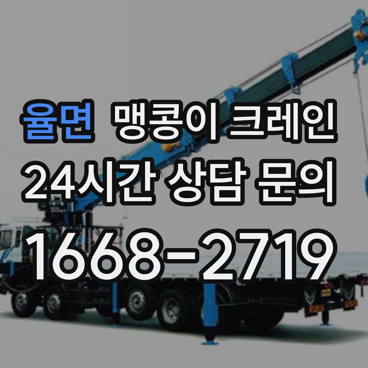 율면 맹콩이 크레인