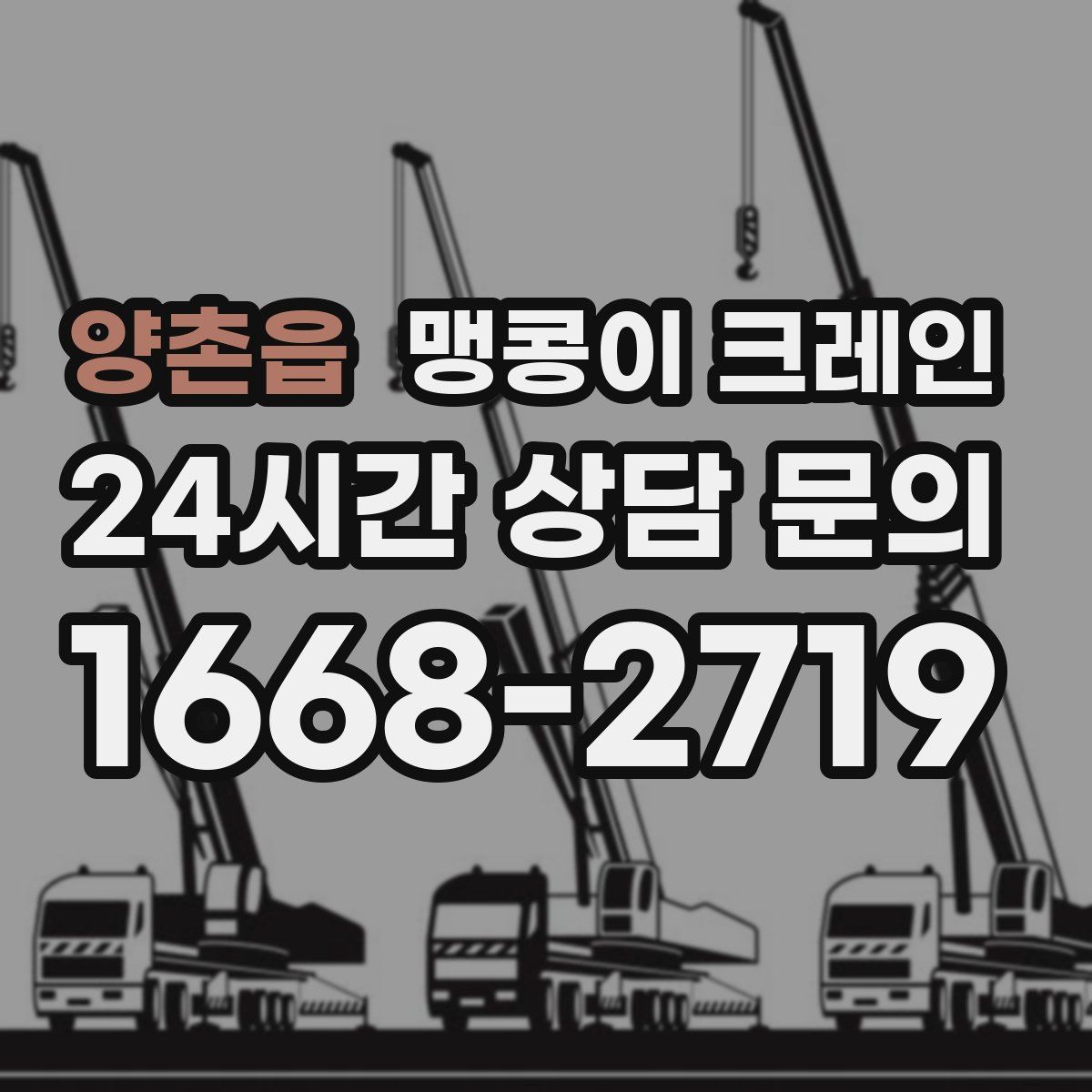 양촌읍 맹콩이 크레인