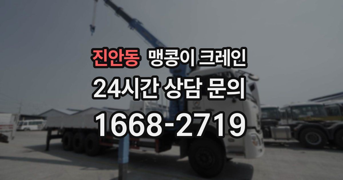 진안동 맹콩이 크레인