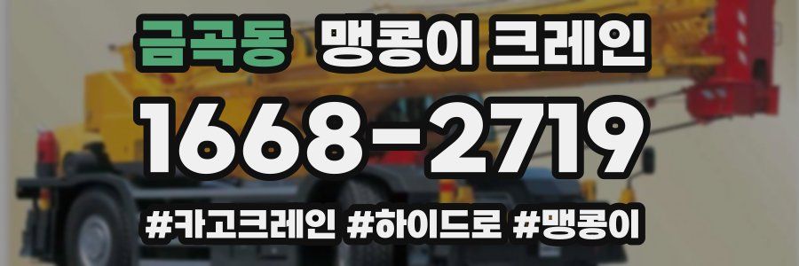 금곡동 맹콩이 크레인