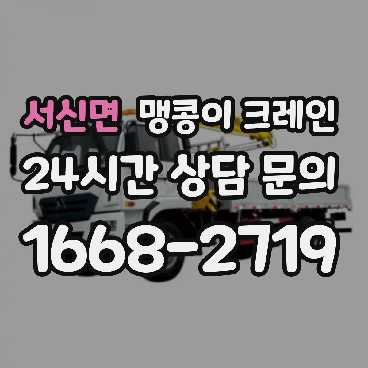 서신면 맹콩이 크레인
