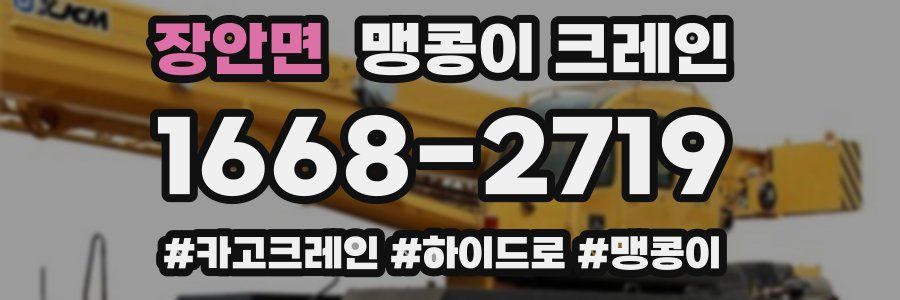 장안면 맹콩이 크레인