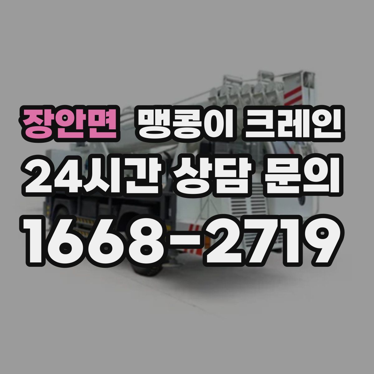 장안면 맹콩이 크레인