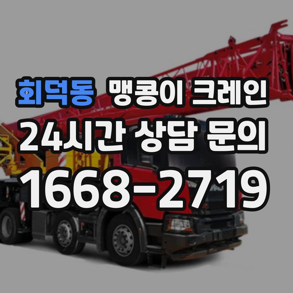 회덕동 맹콩이 크레인