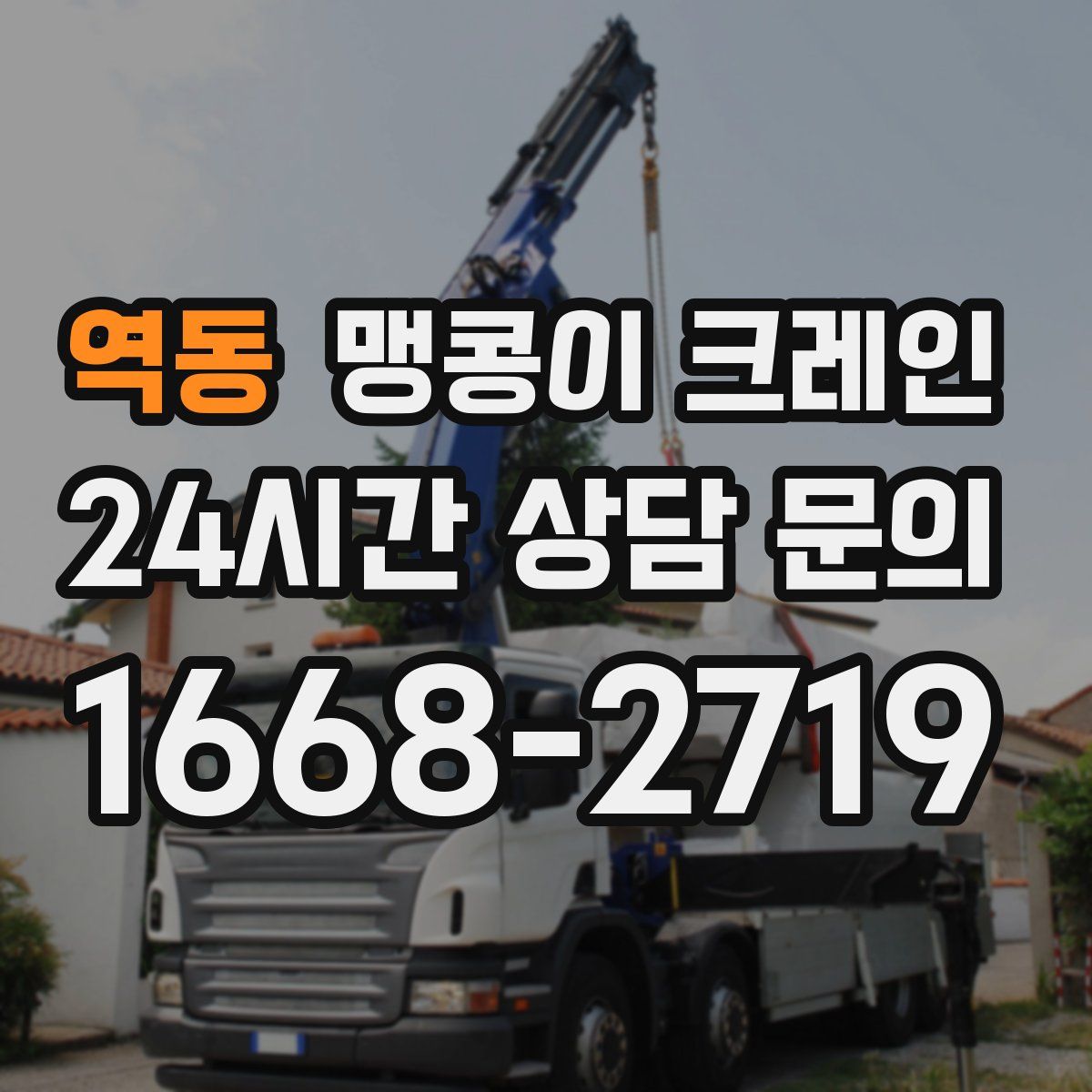 역동 맹콩이 크레인