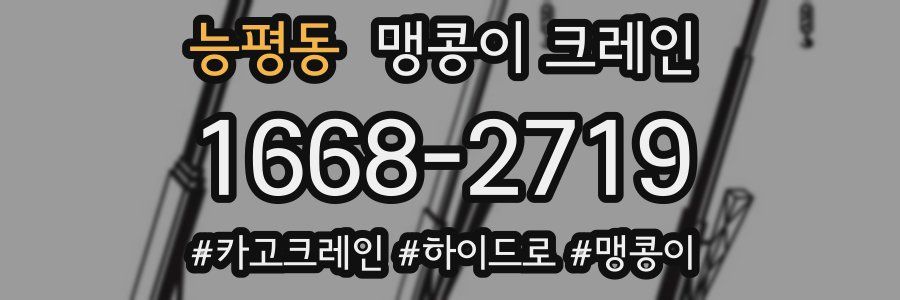 능평동 맹콩이 크레인