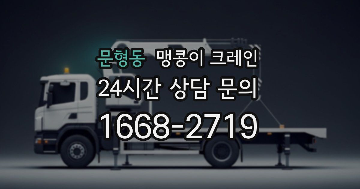 문형동 맹콩이 크레인