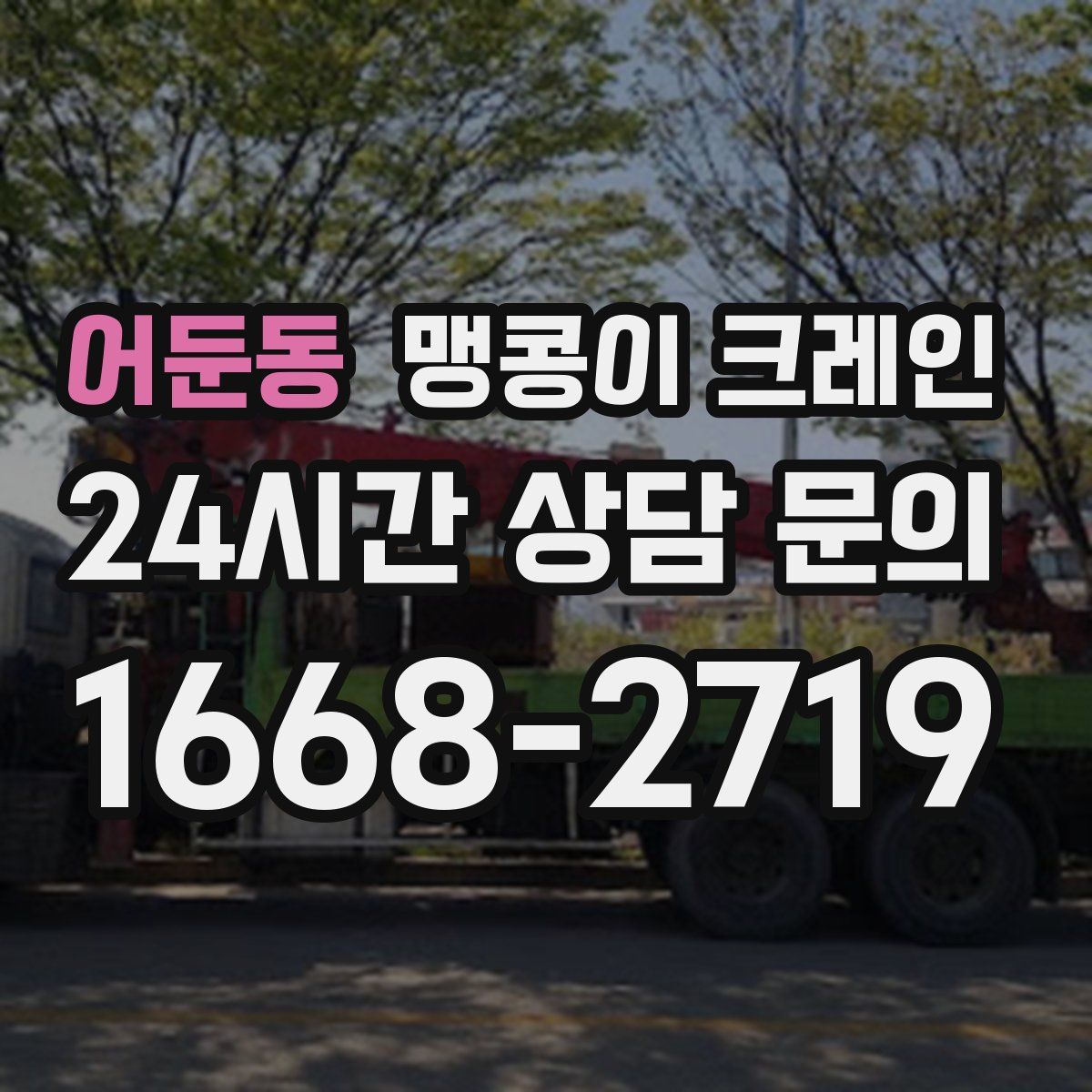 어둔동 맹콩이 크레인