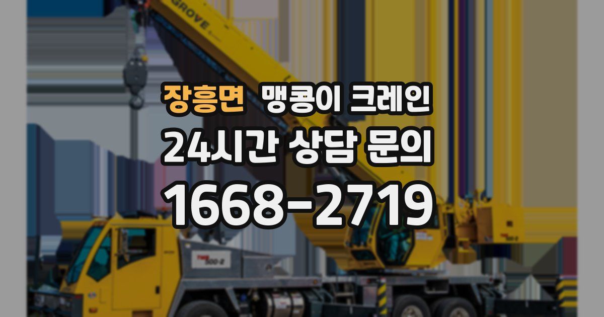 장흥면 맹콩이 크레인