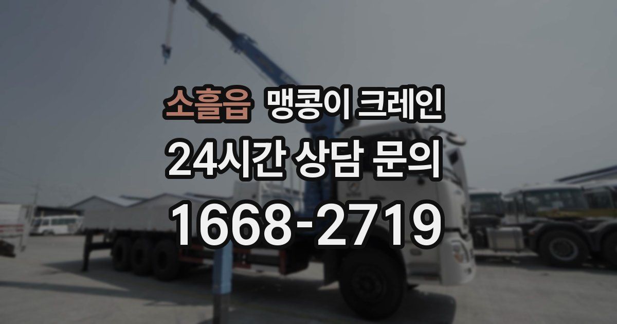 소흘읍 맹콩이 크레인