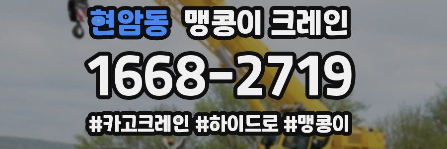 현암동 맹콩이 크레인
