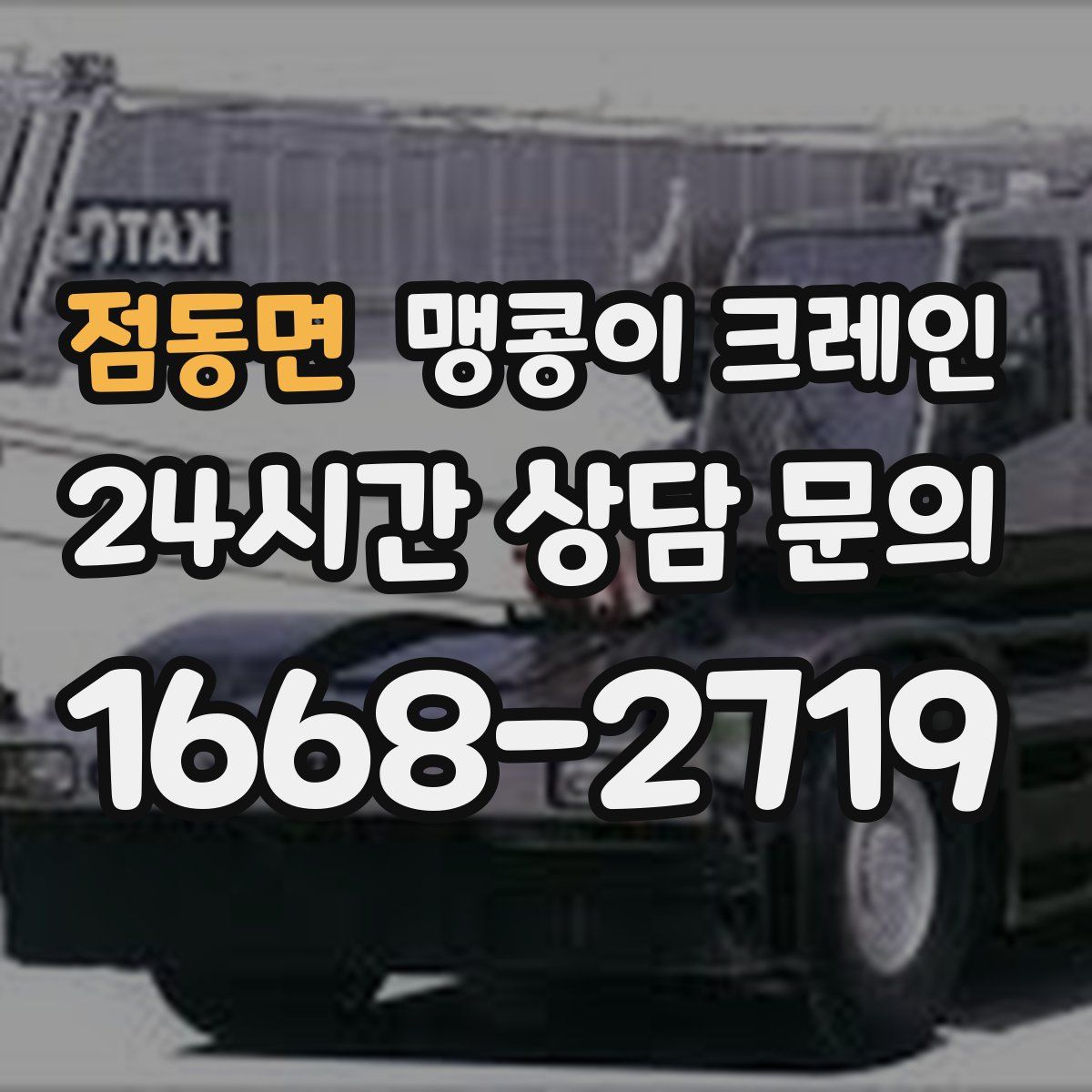 점동면 맹콩이 크레인