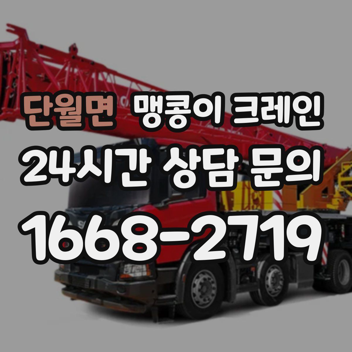 단월면 맹콩이 크레인