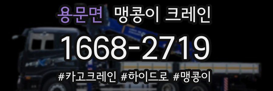 용문면 맹콩이 크레인