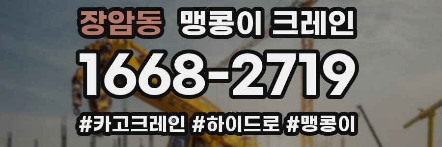 장암동 맹콩이 크레인