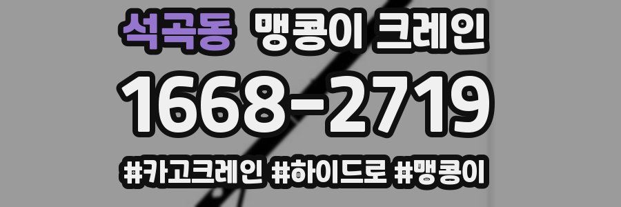 석곡동 맹콩이 크레인