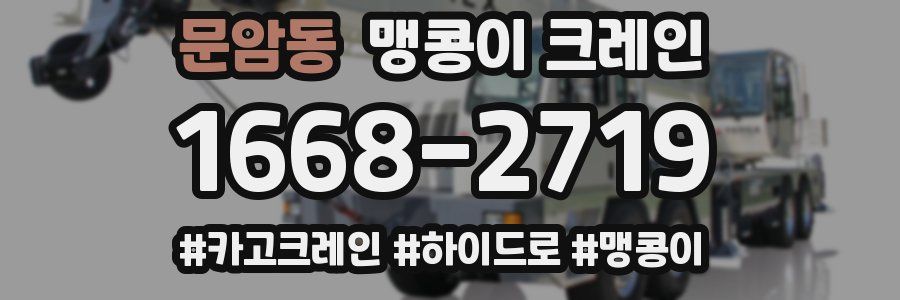 문암동 맹콩이 크레인