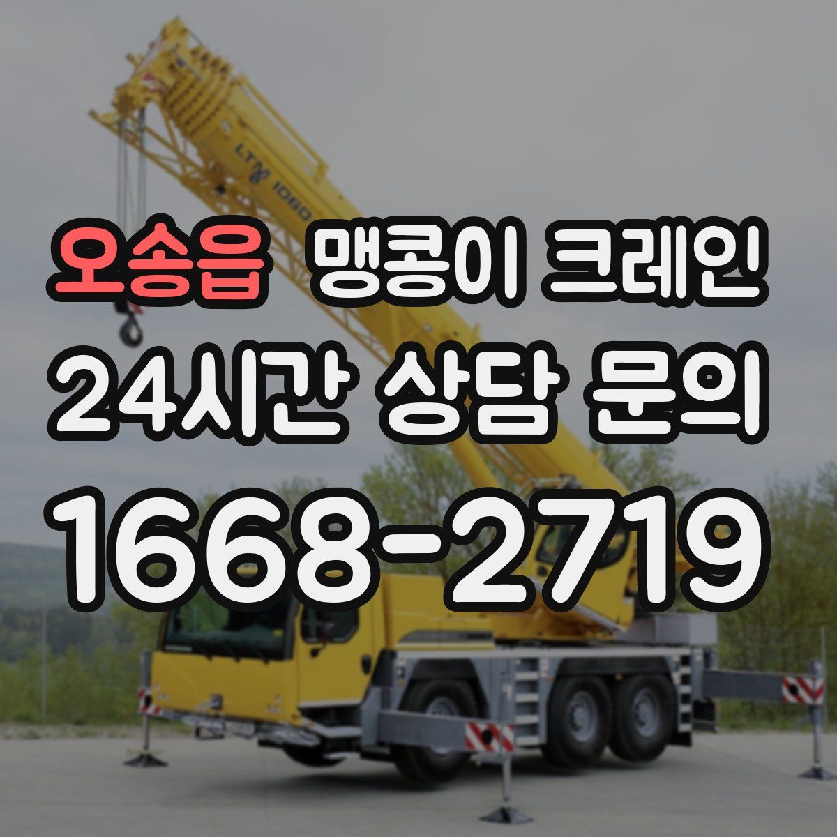 오송읍 맹콩이 크레인