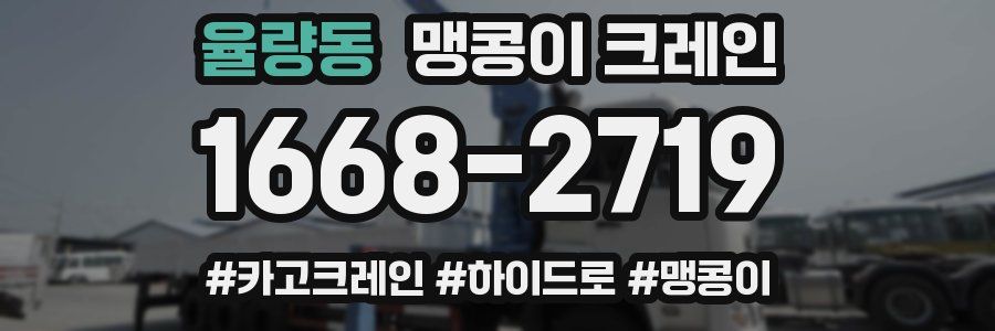 율량동 맹콩이 크레인
