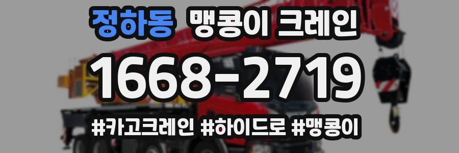 정하동 맹콩이 크레인