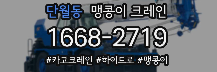 단월동 맹콩이 크레인