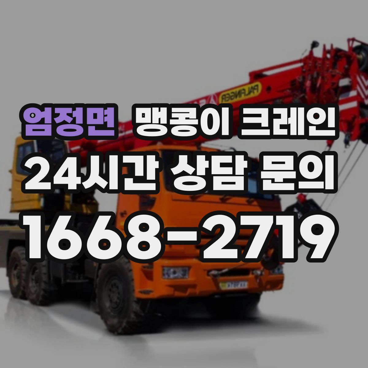 엄정면 맹콩이 크레인