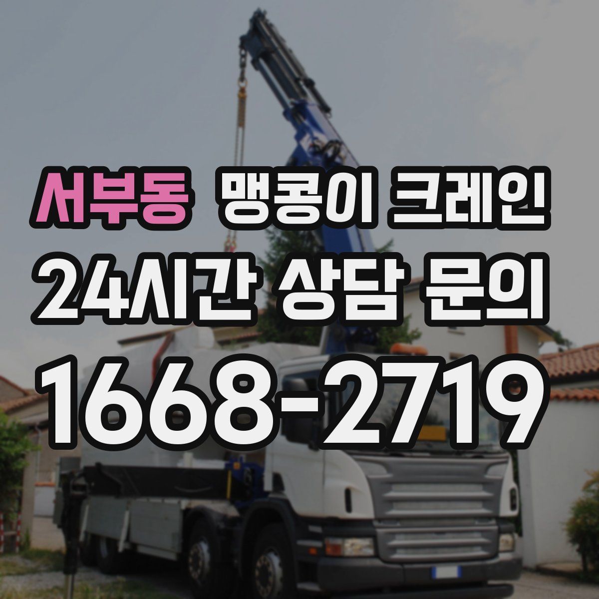 서부동 맹콩이 크레인