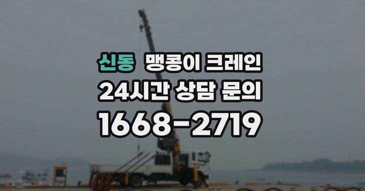 신동 맹콩이 크레인