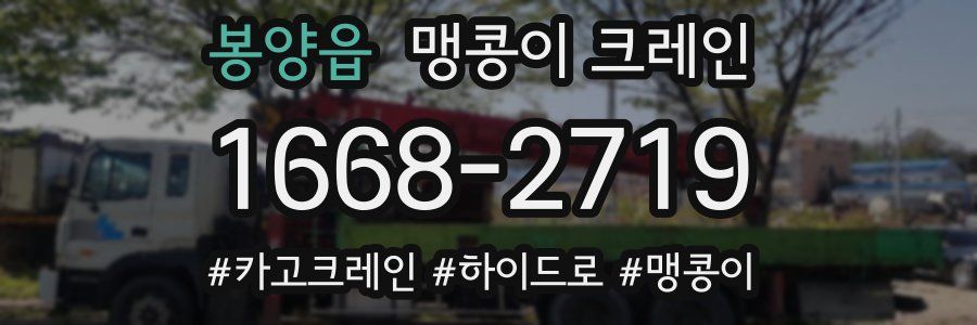 봉양읍 맹콩이 크레인