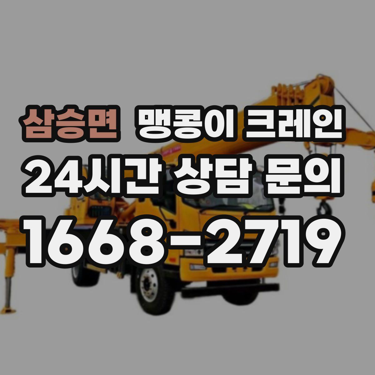 삼승면 맹콩이 크레인