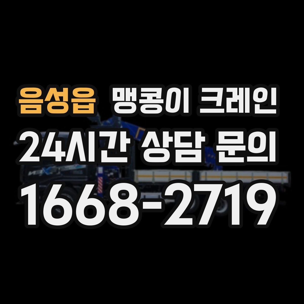 음성읍 맹콩이 크레인