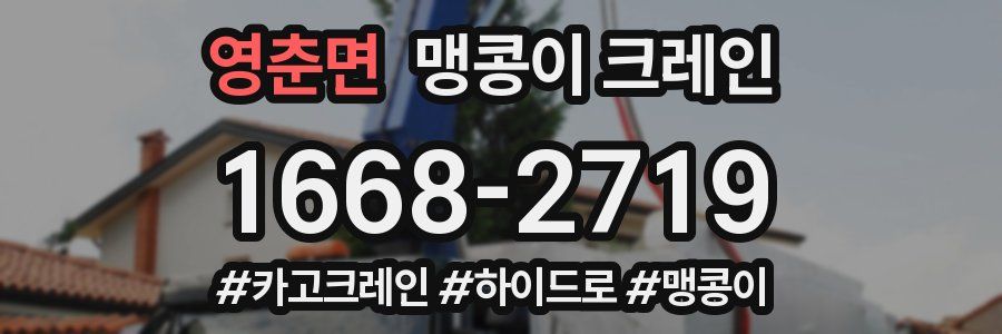 영춘면 맹콩이 크레인