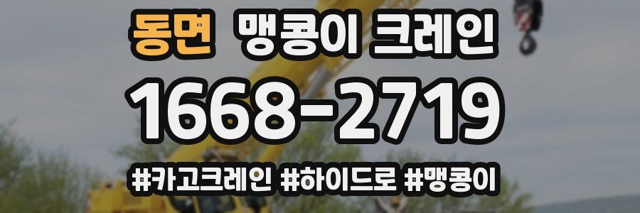 동면 맹콩이 크레인