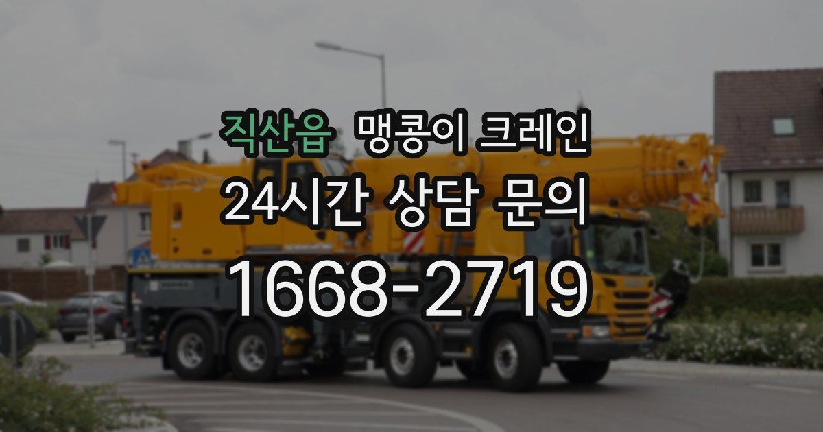 직산읍 맹콩이 크레인