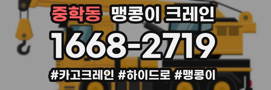 중학동 맹콩이 크레인