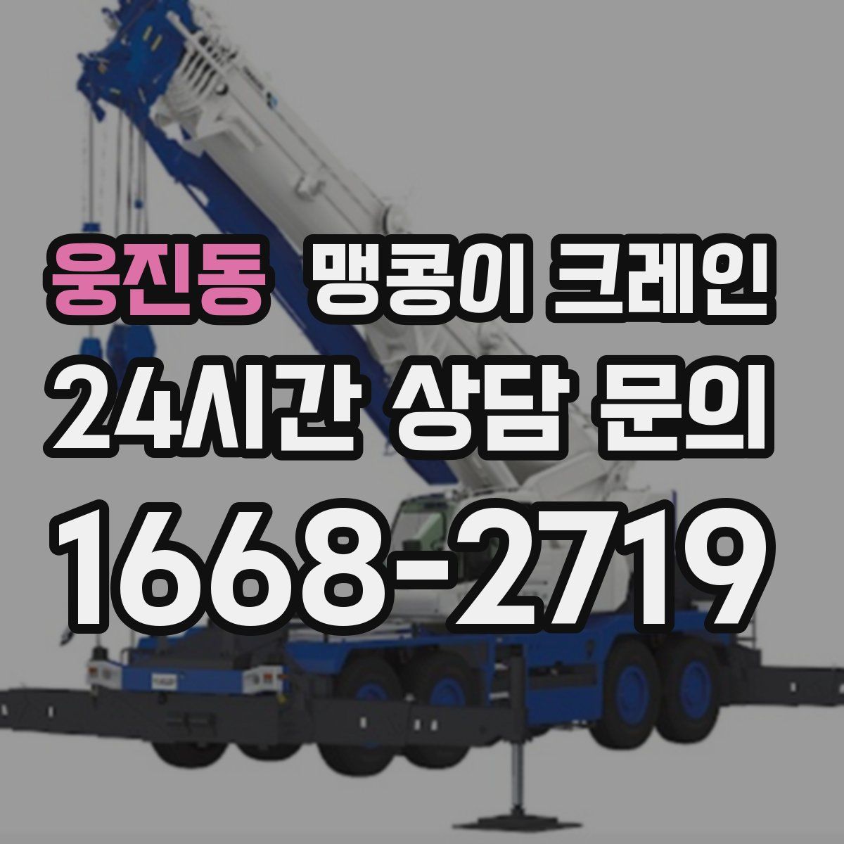 웅진동 맹콩이 크레인